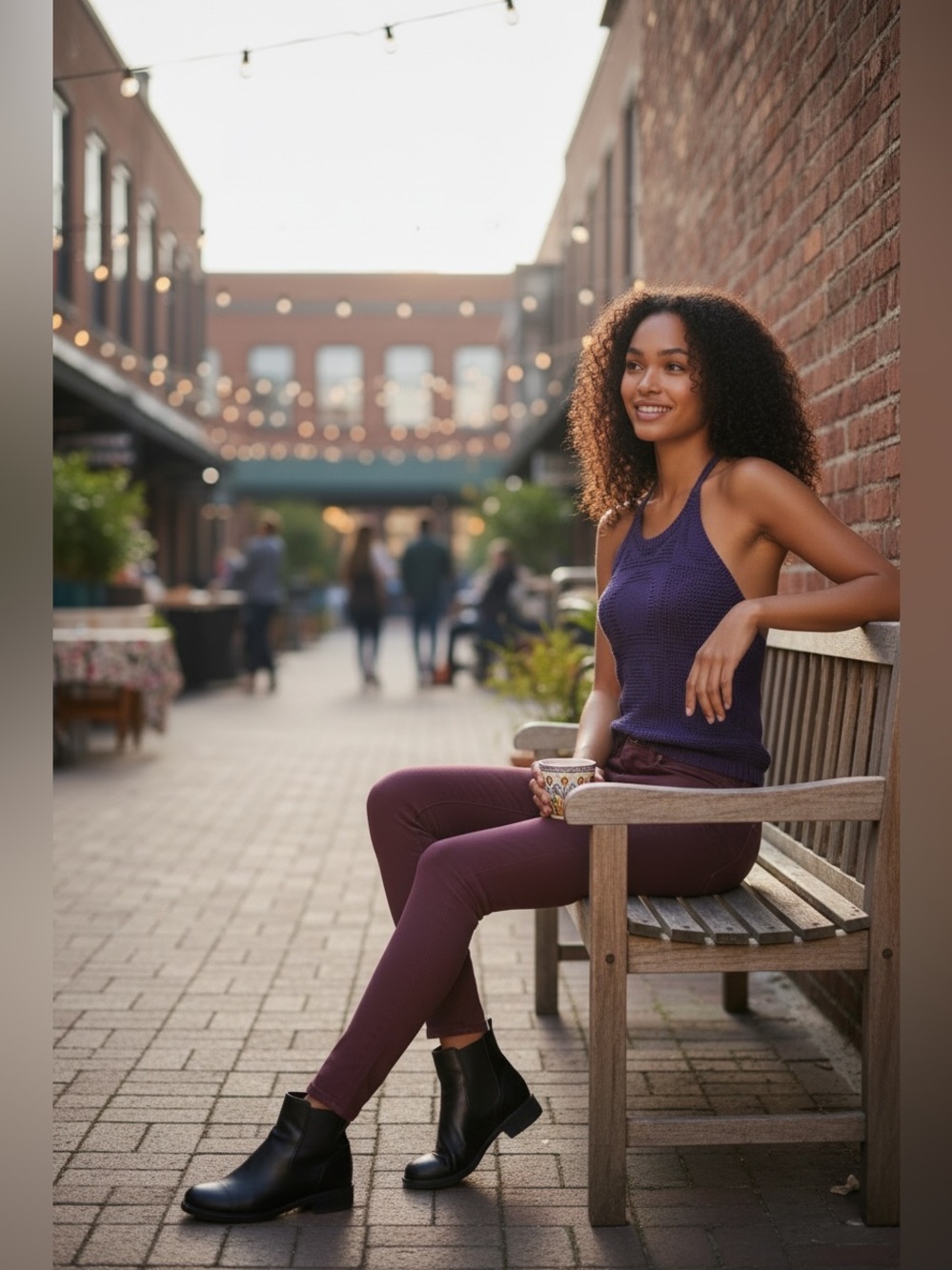 Salvatore Ferragamo Purple Knit Top